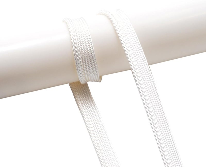 YRCLASYTRIM 0.35inch,(55Yards) Sewing Piping Trim,Shining Polyesterter Cord Trim,for Sewing Clothing,Hometextile, Decoration DIY Crafts Edge Piping Embellishments,30Colour (Lily White) - Image 1